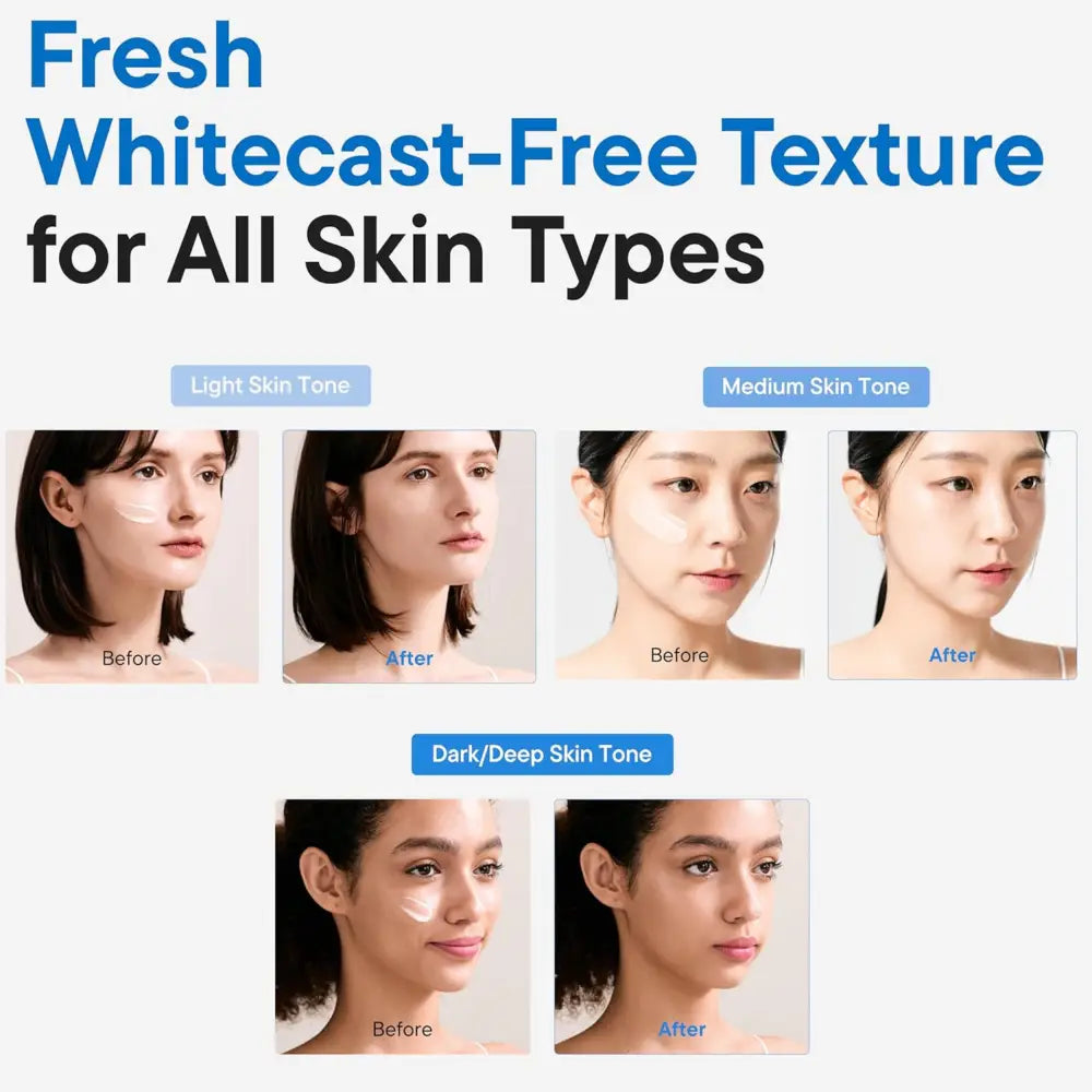 Beta glucan barrier sunscreen spf 50 60ml with smooth lightweight whitecast-free texture for all skin tones in korean skincare south africa