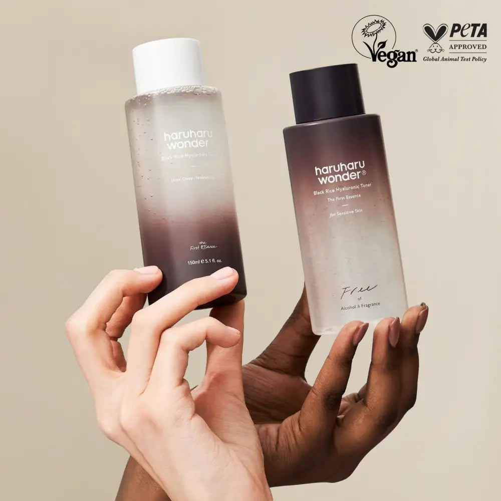 Black Rice Hyaluronic Toner / Free of Alcohol & Fragrance - Toner and Toner Pad