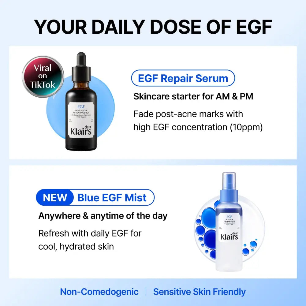 Blue Youth Activating Drop 50ml - Serum and Ampoule Dear Klairs Face Serums