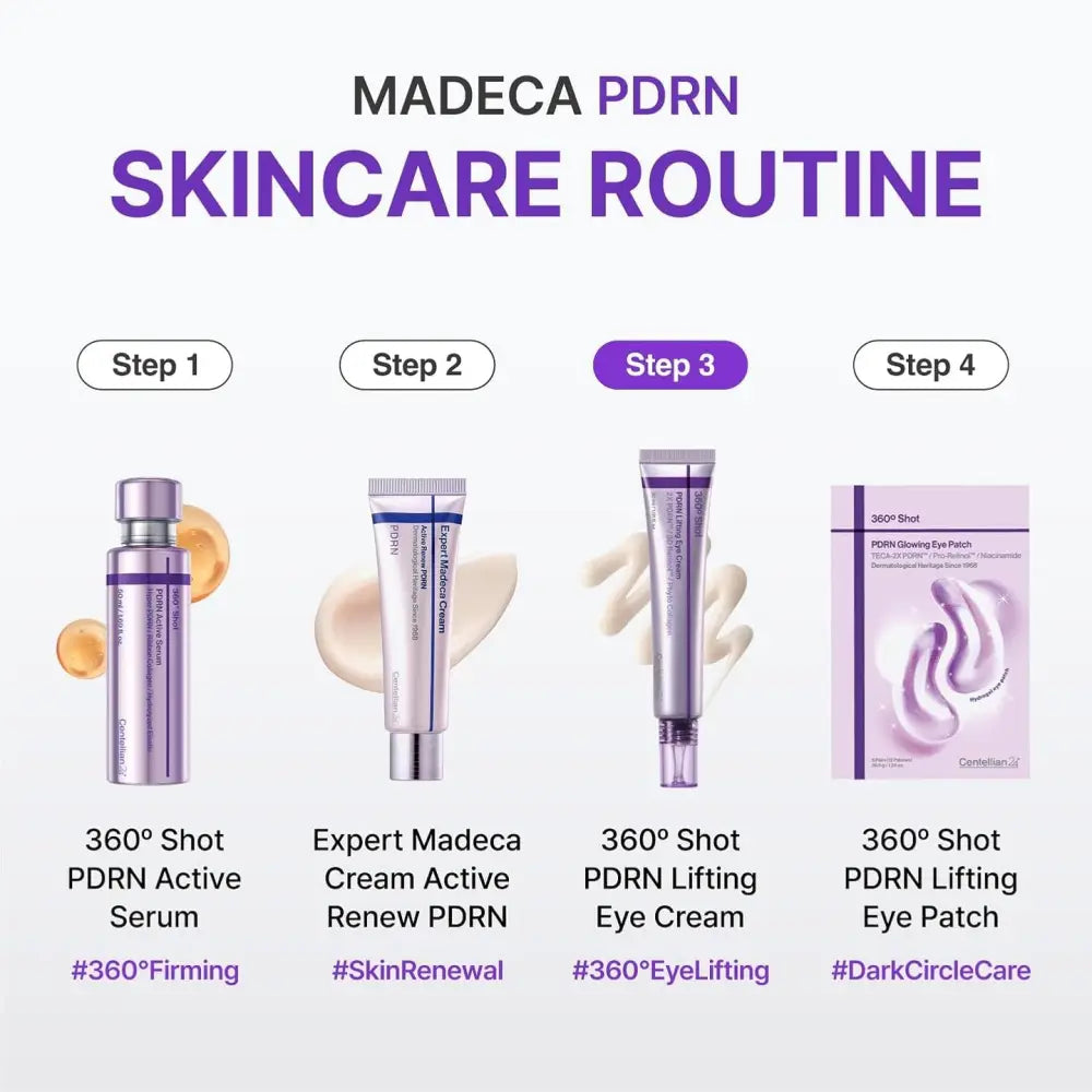 360º Shot PDRN Lifting Eye Cream 30ml - Care Centellian24 Creams