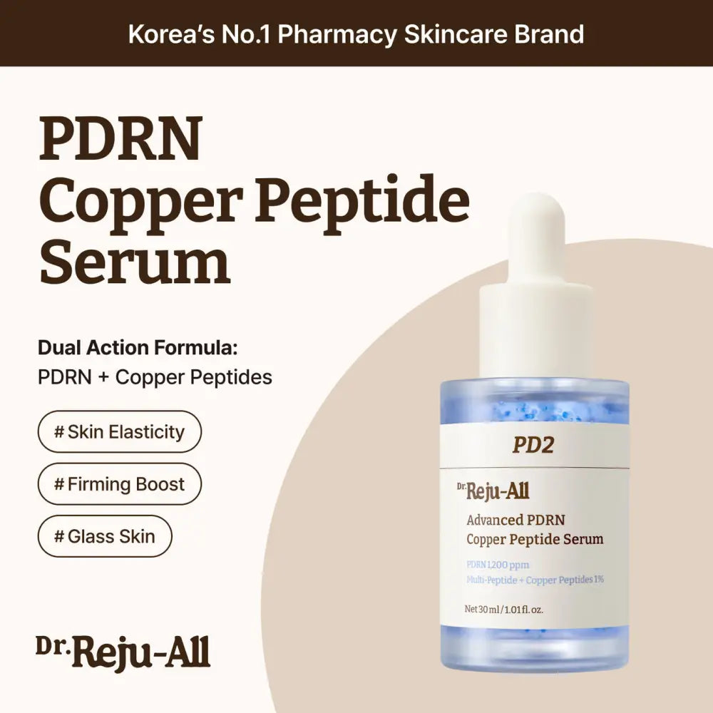 Advanced PDRN Copper Peptide Serum 30ml - and Ampoule Dr. Reju-All Face Serums