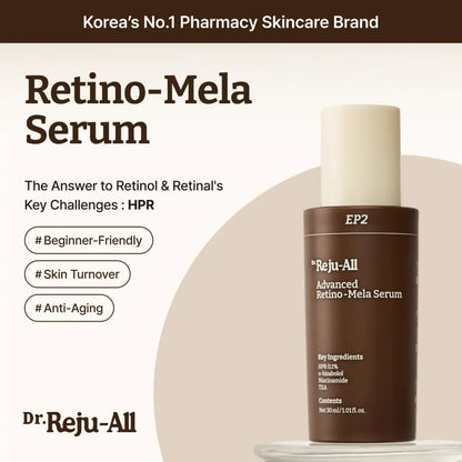Advanced Retino-Mela Serum 30ml - and Ampoule Dr. Reju-All Face Serums