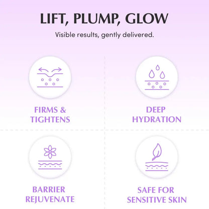 Soft lavender bakuchiol plumping capsule cream 50ml with lifting, hydration, barrier care for sensitive skin korean skincare south africa
