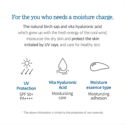 Birch Juice Moisturizing Sunscreen (SPF50+ PA++++) - Round Lab