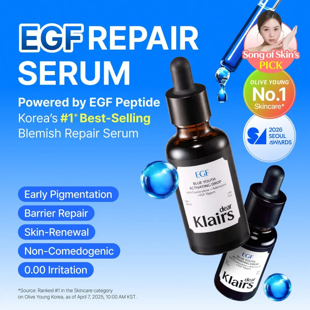 Blue Youth Activating Drop 50ml - Serum and Ampoule Dear Klairs Face Serums