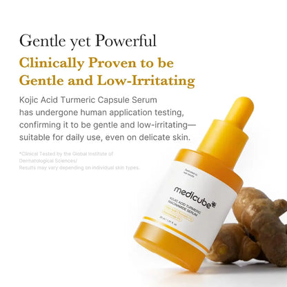 Kojic Acid Turmeric Niacinamide Serum 30ml - and Ampoule Medicube Face Serums