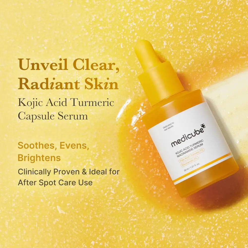 Kojic Acid Turmeric Niacinamide Serum 30ml - and Ampoule Medicube Face Serums