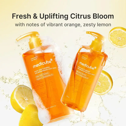 Kojic Acid Turmeric Vita Brightening Body Wash - Care Medicube
