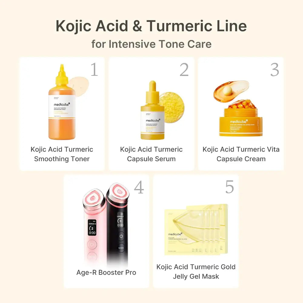 Kojic Acid Turmeric Vita Capsule Cream - Moisturiser Medicube Face Moisturizers