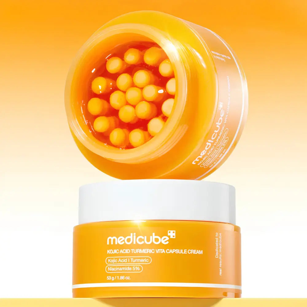 Kojic Acid Turmeric Vita Capsule Cream - Moisturiser Medicube Face Moisturizers