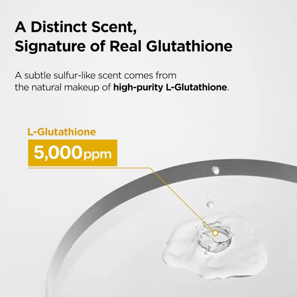 A clear liquid l-glutathione vitamin boosting toner 150ml with 5000 ppm purity for korean skincare south africa skin benefits