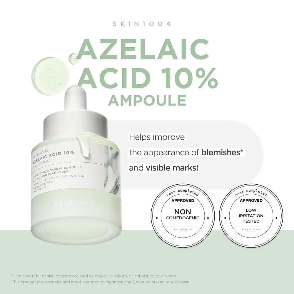 Madagascar Centella Azelaic Acid 10 Ampoule 30ml - Serum and Skin1004
