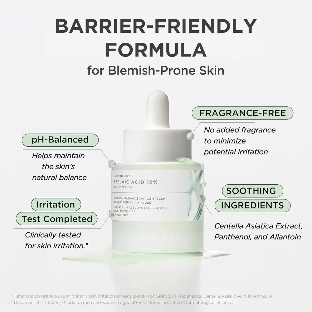 Madagascar Centella Azelaic Acid 10 Ampoule 30ml - Serum and Skin1004