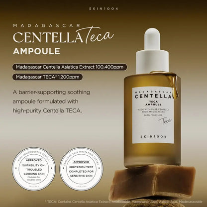 Madagascar Centella TECA Ampoule 50ml - Serum and Skin1004 Face Serums