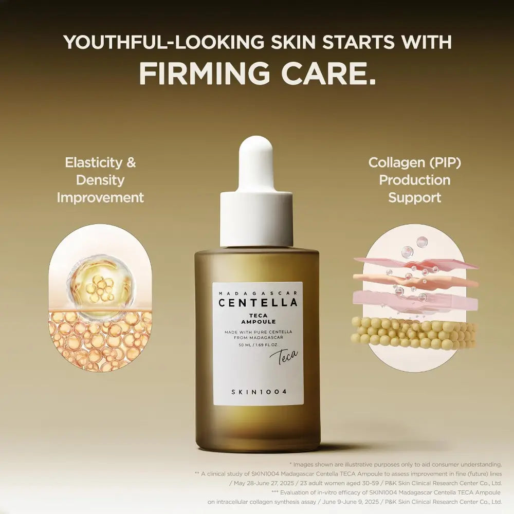 Madagascar Centella TECA Ampoule 50ml - Serum and Skin1004 Face Serums