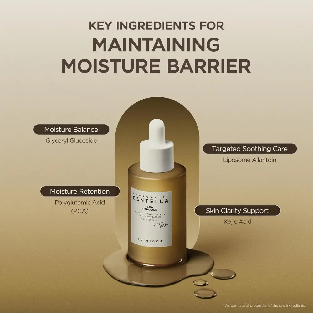 Madagascar Centella TECA Ampoule 50ml - Serum and Skin1004 Face Serums