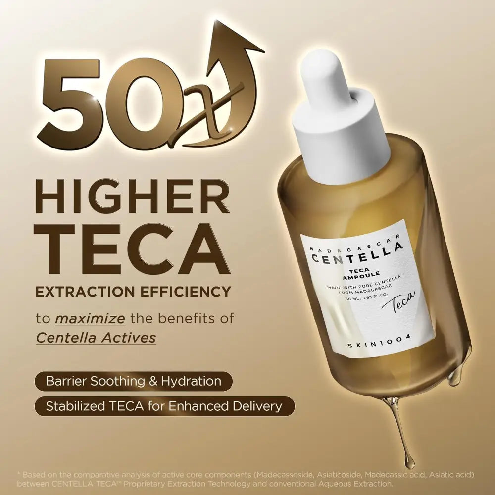 Madagascar Centella TECA Ampoule 50ml - Serum and Skin1004 Face Serums