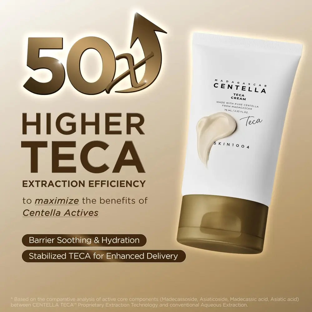 Madagascar Centella Teca Cream 75ml - Moisturiser Skin1004 Face Moisturizers
