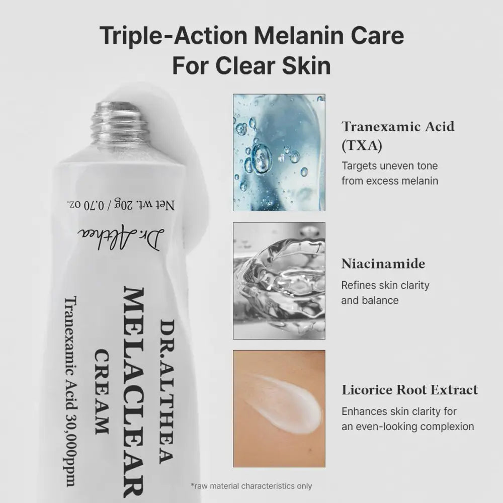 Melaclear Cream 20g - Moisturiser Dr.Althea Face Moisturizers