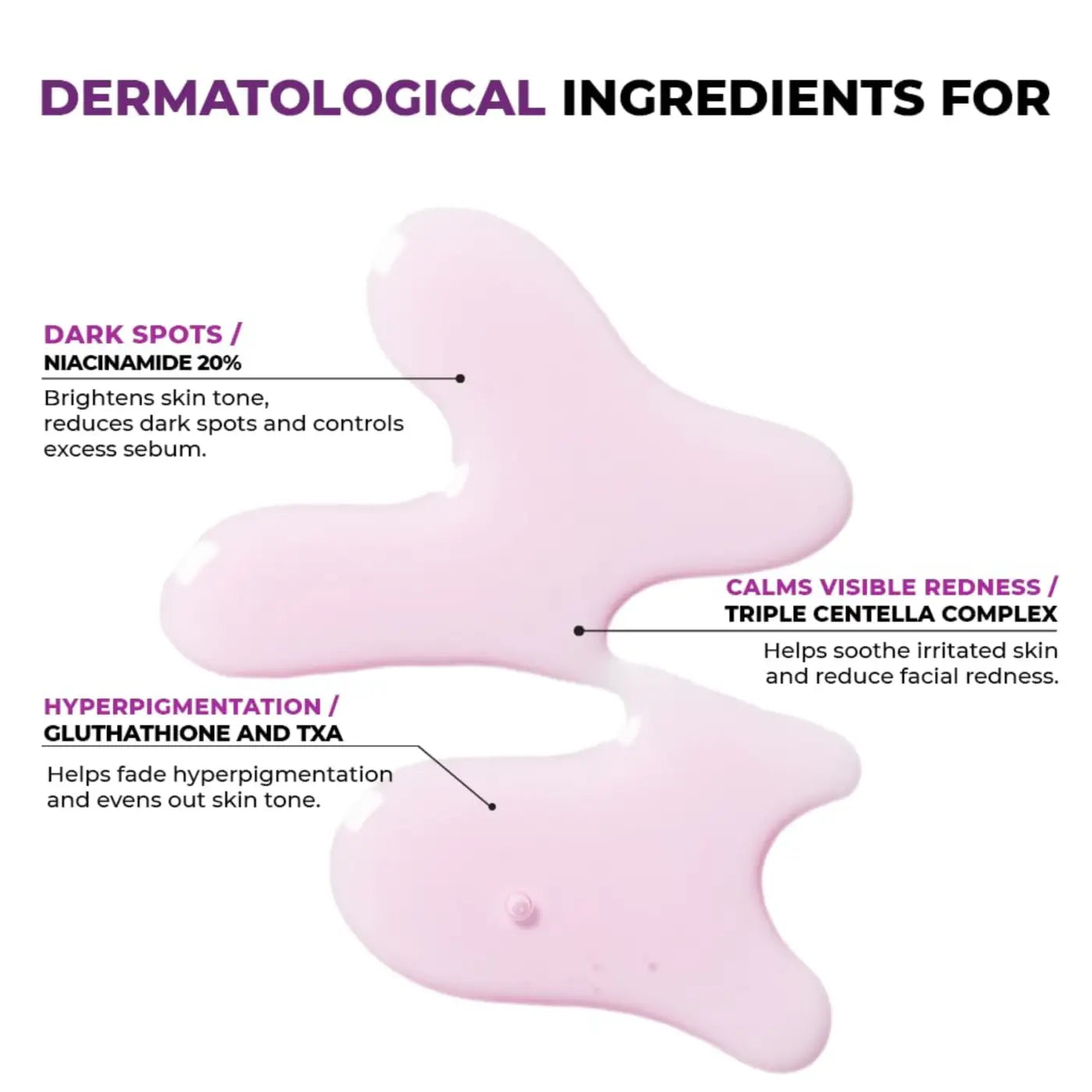 Pink silicone facial roller with smooth ergonomic design for use with niacinamide 20 serum 40ml targeting excess sebum
