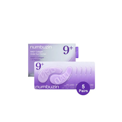 No.9 NAD+ Collagen Under Eye Patches - Care Numbuzin Skin Masks & Peels
