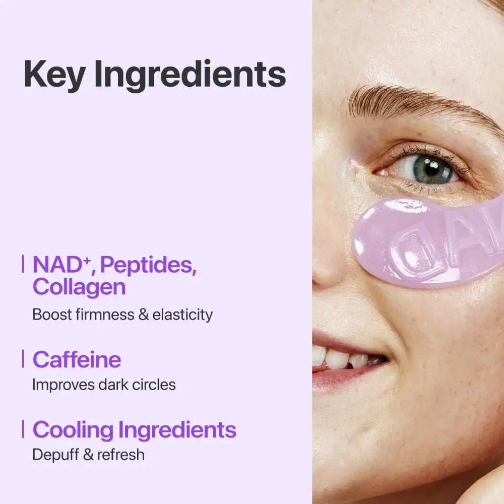 No.9 NAD+ Collagen Under Eye Patches - Care Numbuzin Skin Masks & Peels