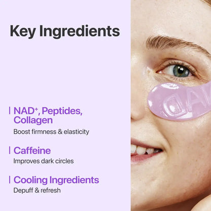 No.9 NAD+ Collagen Under Eye Patches - Care Numbuzin Skin Masks & Peels