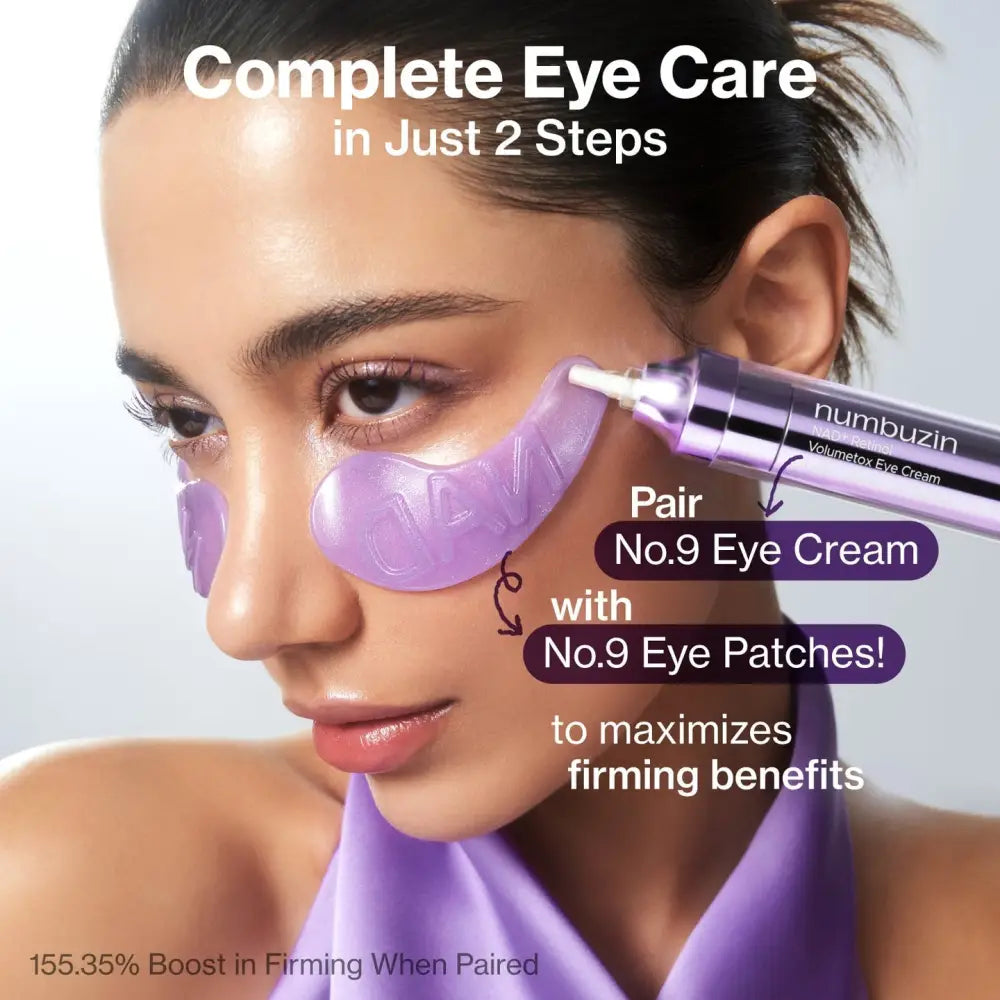 No.9 NAD+ Collagen Under Eye Patches - Care Numbuzin Skin Masks & Peels