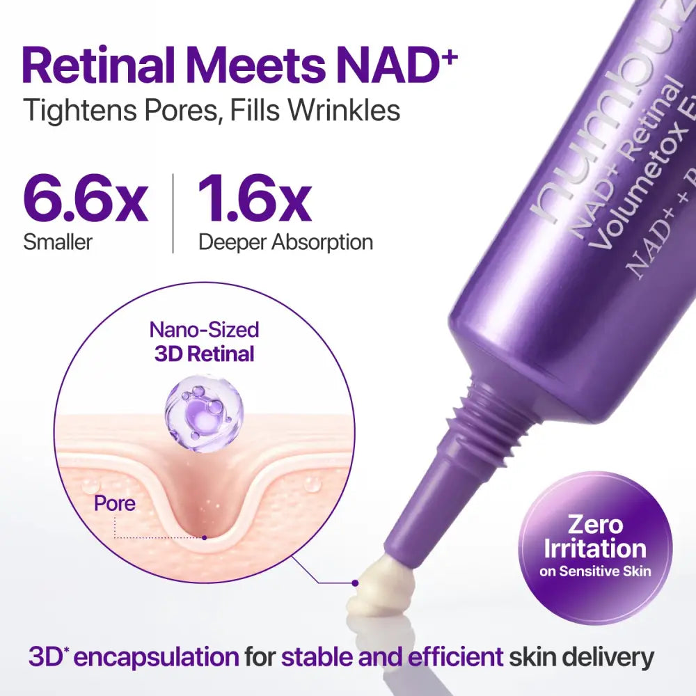 No.9 NAD+ Retinal Volumetox Eye Cream - Care Numbuzin Creams