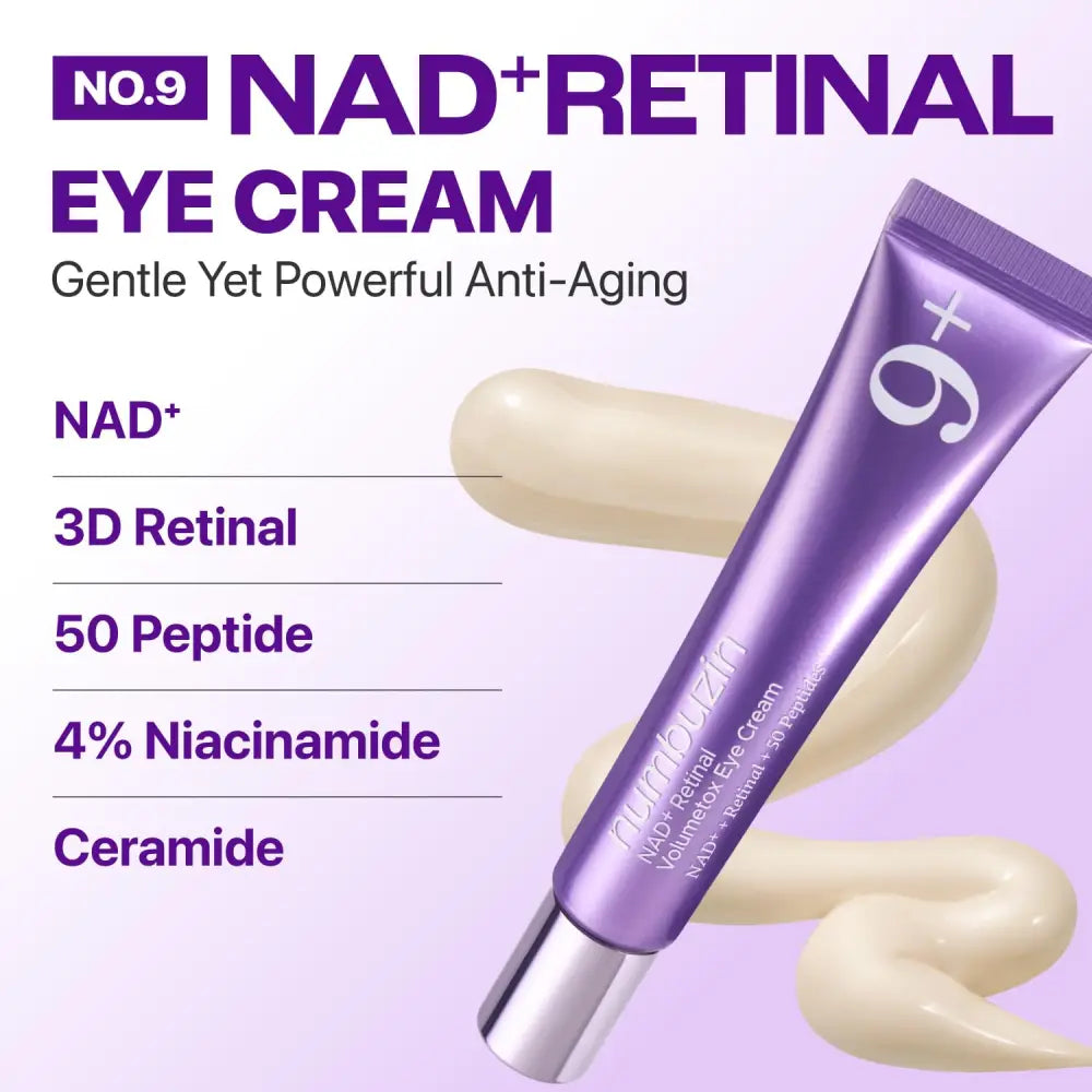 No.9 NAD+ Retinal Volumetox Eye Cream - Care Numbuzin Creams