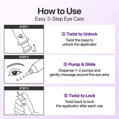 No.9 NAD+ Retinol Volumetox Eye Cream - Care Numbuzin Creams