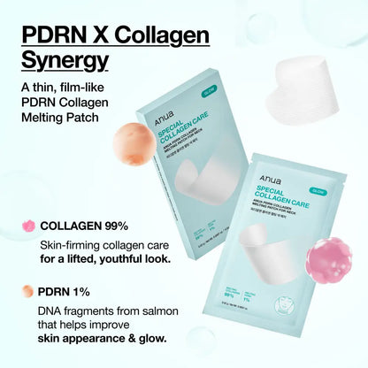 PDRN Collagen Melting Patch For Neck (4ea) - Mask Anua Skin Care Masks & Peels