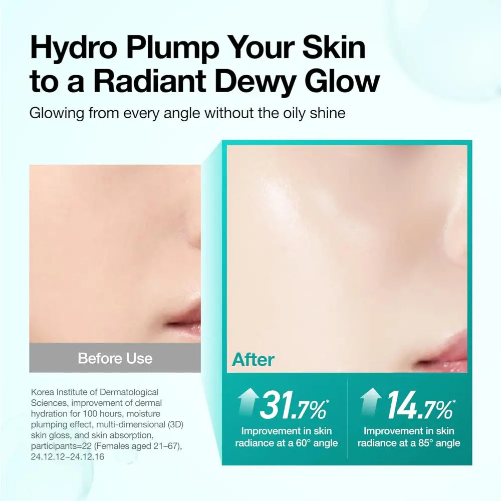 Pdrn hyaluronic acid 100 moisturizing cream 60ml with dewy glow hydrates and plumps skin without oily shine