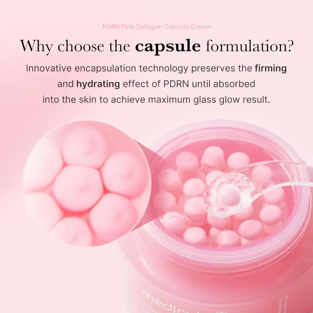 PDRN Pink Collagen Capsule Cream - Moisturiser Medicube Face Moisturizers