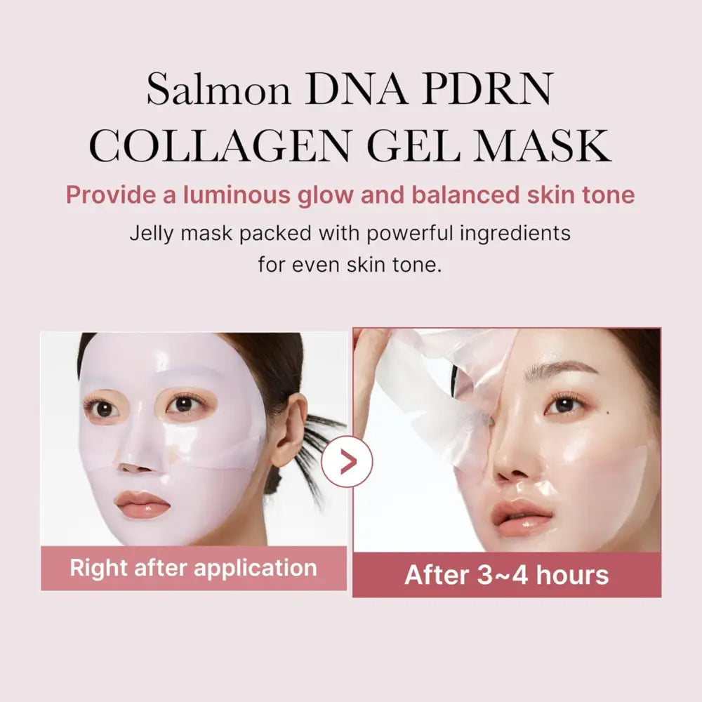 PDRN Pink Collagen Gel Mask (4ea) - Medicube Skin Care Masks & Peels