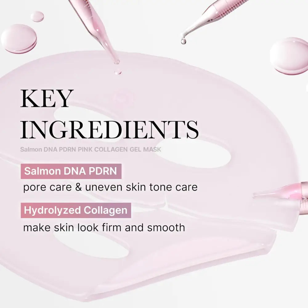 PDRN Pink Collagen Gel Mask (4ea) - Medicube Skin Care Masks & Peels