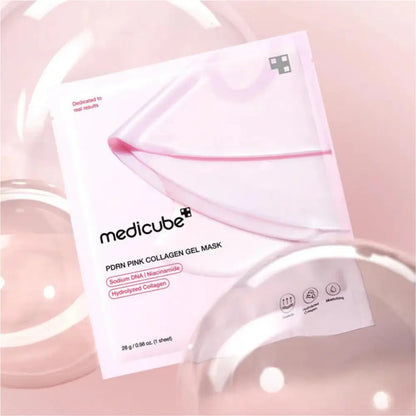 PDRN Pink Collagen Gel Mask (4ea) - Medicube Skin Care Masks & Peels