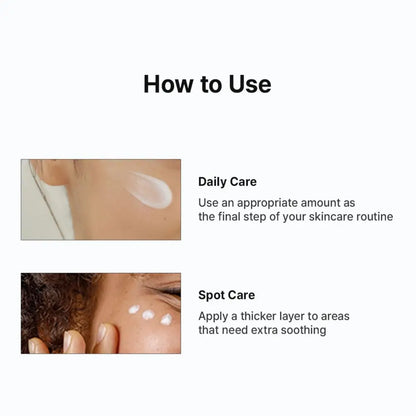A creamy white pdrn reju 5000 cream applied to skin for daily care in authentic korean skincare south africa routine