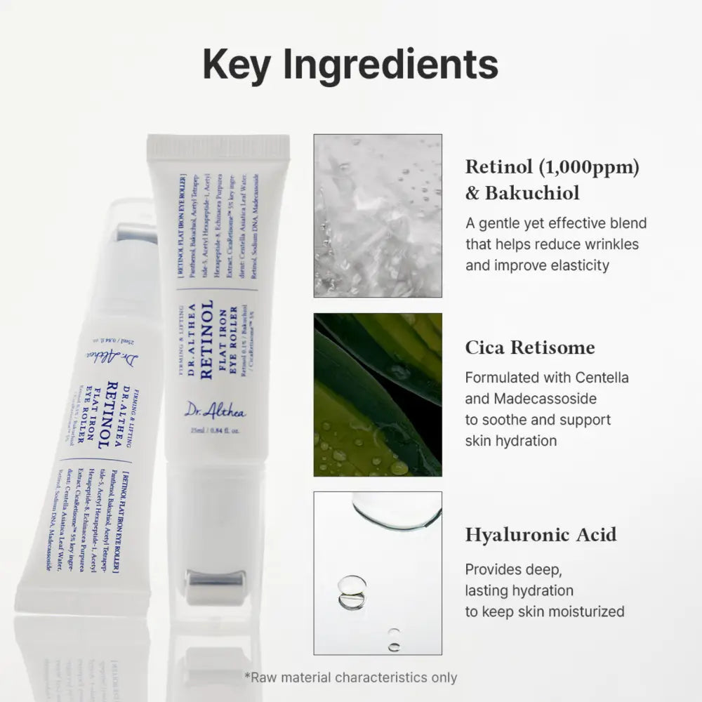 Retinol Flat Iron Eye Roller - Care Dr.Althea Creams