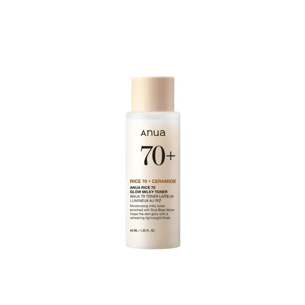 Rice 70 Glow Milky Toner 40ml - and Pad Anua Toners