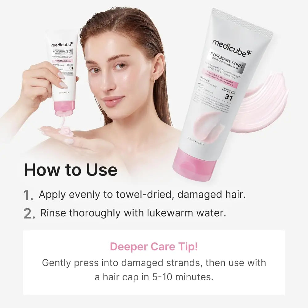 Rosemary PDRN Damage Care Hair Mask - Medicube Masks