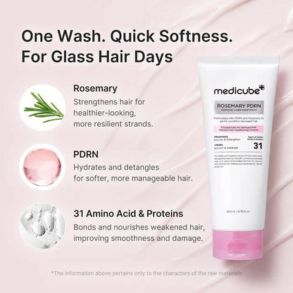 Rosemary PDRN Damage Care Hair Mask - Medicube Masks