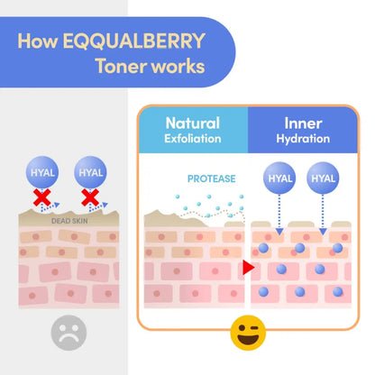 Eqqualberry swimming pool toner 155ml with natural exfoliation and hydration for skin renewal korean skincare South Africa