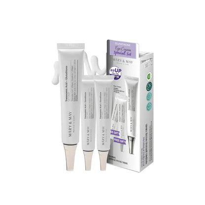 Tranexamic Acid + Glutathione Eye Cream Set - Care Mary&May Creams