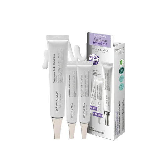 Tranexamic Acid + Glutathione Eye Cream Set - Care Mary&May Creams