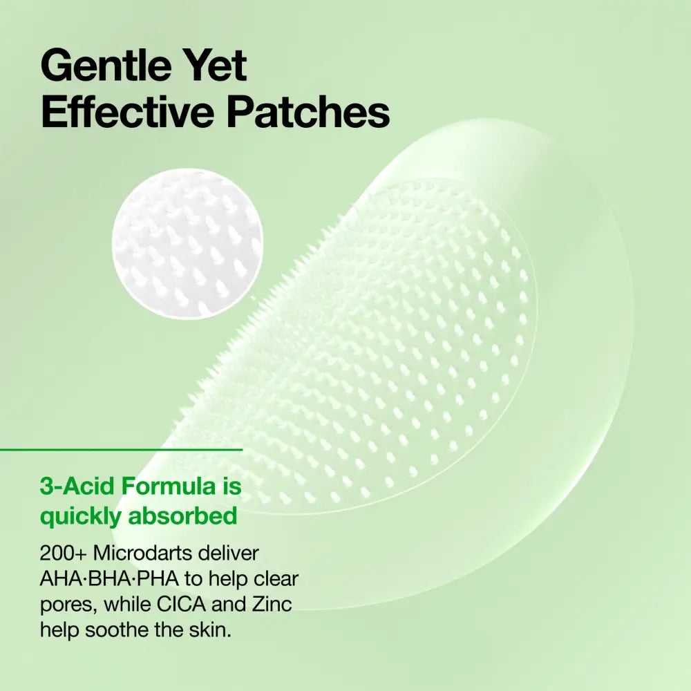 Triple Acid Spot Care Microdart Patch 12ea - Treatment Anua Acne Patches