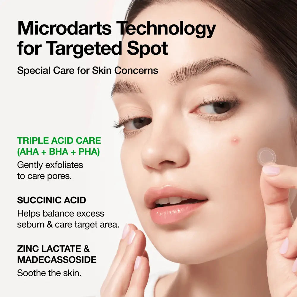 Triple Acid Spot Care Microdart Patch 12ea - Treatment Anua Acne Patches