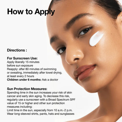 A smooth white zero cast sunscreen cream applied to the face from authentic k-beauty korean skincare south africa range